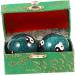 Ultechnovo 4-Piece Metal Massage Handball Roller Set - Stress Relief Balls for Adults | Premium Chinese Massage Balls - Buy Online on GoSupps.com