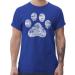 Shirtracer - T-Shirt Men - Gift for Dog Owners - High Five Dog Paw 3 Royal Blue 5XL Large Sizes