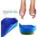 Premium Medical Grade Orthotic Insoles for Heel & Arch Support - Unisex Sizes 39-41 (Women 8.5-9.5 Men/Kids 6.5-8.5 - Buy Online on GoSupps.com