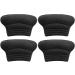 WLLHYF Kids Heel Grips - 4 Pieces Self-Adhesive Heel Cushion for Too Large Shoes - Prevent Skin Rubbing and Blisters - Toddler Girls, Boys, Women - Black - Buy Online on GoSupps.com