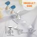 Prousky 2 Set Magnetic Nail Display Stand for False Nail Tip Manicure - Silver - Buy Online on GoSupps.com