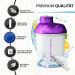 Amity Union Women Protein Shaker 400ml - Leak-Proof BPA-Free White & Purple Deluxe - Perfect for Creamy shakes Gym & Fitness - Sieve & Scale Included - Buy Online on GoSupps.com