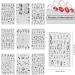 MxTimwan 10 Sheet Nail Ticker - Self-Adhesive Nail Art Stickers with White & Black Flowers | Perfect Nail Accessories for Women & Girls | Ideal Festival Gift - Buy Online on GoSupps.com