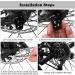 Aluminum Alloy Anti-Skid BMX Bike Pegs for Mountain Cycling - Black | Fits 3/8 inch Axles - Buy Online on GoSupps.com