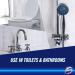 Domestos Power Foam Citrus Blast Toilet & Bathroom Cleaner Spray sprays upside down & kills 99.99% of germs for cleaning inside the toilet & around bathroom 450 ml 450 ml (Pack of 1) - Buy Online on GoSupps.com