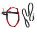 Halti Front Control Harness and Training Lead Combination Pack Stop Dog Pulling on Walks Includes Medium Front Control Harness and Double Ended Lead Black Model: 14326W Medium Harness