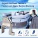 Adjustable Pontoon Boat Fender Clips | Square Rail Cleats 4 Pack - Gray | Pontoon Bumper Accessories - Buy Online on GoSupps.com