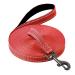 Demigreat tow lines for dogs 3m / 5m / 10m / 15m / 20m Robust long dog leash reflective training line with padded handle and hand loop training leash for small to large dogs 5m / 16ft red