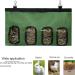 Rabbit Hay Feeder Bag with 4 Windows Black - Small Animal Hanging Rack Manger Holder Dispenser for Guinea Pigs, Bunny, Chinchilla, Hamster - Storage Pouch Included - Buy Online on GoSupps.com