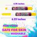 Hair Chalk Pens Set - 10 Rainbow Colors - Temporary Hair Color Kit for Girls - Washable Hair Dye - Ideal for Party Dress Up - Kids Age 6 - Buy Online on GoSupps.com