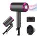 Travel Hair Dryer with Diffuser Professional Hairdryer Low Noise Lightweight Blow Dryer for Curly Hair Concentrator with 2 Speed Heat and Cool Setting for Women Men Home Salon Gift
