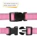 Heele Reflective Dog Collar | Soft Neoprene Padded Nylon for Small to Large Dogs | Adjustable 40-66 cm | Pink - Buy Online on GoSupps.com