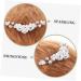 Housoutil Bangs Comb Bangs Hair Clip Pearl Wedding Hairpieces Leaf Wedding Hairpin Hair Combs for Wedding Hair Barrettes for Women Flower Side Comb Bride Accessories Rhinestone Rhinestones - Buy Online on GoSupps.com