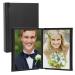 5" x 7" Black Leather Self-Stick Photo Album