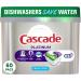 Cascade Dishwasher Detergent Pods Platinum ActionPacs + Oxi Fresh Scent 60 Count & Dishwasher Rinse Aid Power Dry 901ML Pods + Dishwasher Rinse Aid - Buy Online on GoSupps.com