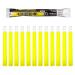 Be Ready Yellow Glow Sticks - Industrial Grade 12 Hour Illumination Emergency Safety Chemical Light Glow Sticks 12 Pack