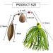 Fishing Spinner Baits Kit - Multicolor Hard Spinner Lures for Pike Bass - 0.64oz - 6pcs Swimbaits Buzzbait Set - Buy Online on GoSupps.com