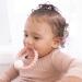 Ryan and Rose Cutie Teether Rattle - Pink | Silicone Teething Toy - Buy Online on GoSupps.com