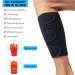 Neoprene Calf Sleeve Support for Shin Splint Relief | Pain Relief for Cycling, Running, Jogging, Workout | Black with Mesh Laundry Bag - Buy Online on GoSupps.com