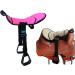Youth Western Saddle Neoprene Padded Seat Buddy Stirrups - Hot Pink - Buy Online on GoSupps.com
