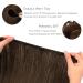 Buy 35cm 80g Chocolate Brown Remy Real Hair Extensions | Sew-In Weft Tresses for Natural Look - Buy Online on GoSupps.com