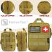 FalconTac 200 Piece First Aid Kit IFAK Molle System Pouch | Emergency Survival Gift for Men, Dad, Husband | Outdoor Camping, Hunting, Hiking, Home, Earthquake Disasters - Tan - Buy Online on GoSupps.com