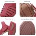 Stylish Women's Closed Toe Sandals | Comfortable Sporty Outdoor Wedge | Soft Leather Summer Gladiators | Perfect for Travel Beach Hiking & Leisure - Buy Online on GoSupps.com