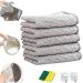 Probablei Multipurpose Wire Miracle Cleaning Cloths Probable Cleaning Cloth Non-Scratch Scrubbing Pads Wire Dishwashing Rag for Dishes Sinks Counters (5 pcs)