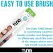 Peak Essentials Original Kids Tung Brushes - Pack of 2 | International Shipping Available - Buy Online on GoSupps.com