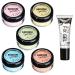 Pastel glitter shaker from Moon Glitter - 100% cosmetic glitter for face body nails hair and lips - 3G - set with 5 colors