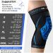 NEENCA Professional Knee Brace Support with Patella Sponge Pad - Ultra-Thin Compression Knee Sleeves for Knee Pain Relief, Running, ACL, Arthritis - Large Size ACE-58 - Buy Online on GoSupps.com