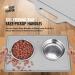 Shop Tuff Pupper 70x50 cm Waterproof Pet Feed Mat - Non-Slip Easy Clean Dishwasher-Safe Edge Design to Contain Messes - Buy Online on GoSupps.com