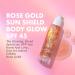 Kopari Summer Shield SPF Vault - Includes Rose Gold Sun Shield Body Glow SPF 45 Rose Gold Sunglaze Sheer Body Mist SPF 42 Sunglaze Sheer Setting Mist SPF 50 Sun Shield On-The-Glow Sheer Stick SPF 4 - Buy Online on GoSupps.com