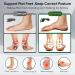 Flat Feet Arch Support Insoles - Gel Cushion for Pain Relief & Comfort | Shock Absorption Orthotics for Work Boots & Sneakers (Men 5.5-6.5/Women 7.5-8.5 - Buy Online on GoSupps.com