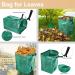 10 Count 30 Gallon Lawn and Leaf Bags with Leaf Scoops + 53 GAL Large Yard Dustpan Garden Bag | 2-Ply Heavy Duty Kraft Paper Bags - Tear Resistant Yard Waste Bag for Grass Clippings, Wet Dry Leaves - Buy Online on GoSupps.com