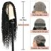 Lexqui 32 Square Knotless Locs Full Lace Braided Wig for Black Women - Synthetic Boho Curls with Baby Hair - Buy Online on GoSupps.com