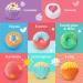 Perjoy 8pcs Nature Bubble Bath Bombs - Pamper Gifts Set for Kids, Girls, Women - Perfect for Easter, Mother's Day, Birthdays - Barbiepink - Buy Online on GoSupps.com