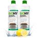 Biohy Wischroboter cleaning agent (2 x 1 liter) |Soil cleaner funds for wooden floors |Laminate & parquet care |Strip -free shine on waterproof wood |low -foam concentrate 1 l (2 pack)