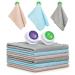 Generic Nanoscale Cleaning Cloth w/Holders | 6 Pack Fish Scale Streak Free Miracle Easy Clean Window Lint Towels Reusable Cloth Multicolor 15.7'x11.8'
