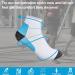 Pnosnesy Compression Socks for Men & Women - Plantar Fasciitis Low Cut Athletic Socks with Arch Support, 6/7 Pairs, Black/Blue, S-M Size - Buy Online on GoSupps.com