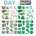 Glow in The Dark Soccer Temporary Tattoos - 10 Sheets | Waterproof Luminous Tattoo Stickers for Boys and Girls | Christmas Party Decoration Supplies - Buy Online on GoSupps.com
