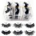 Wholesale 25mm Fluffy 3D Eyelashes - Dramatic Long & Thick Nerz - 20 Pairs Mixed Styles - Buy Online on GoSupps.com