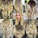 Blonde Clip-In Hair Extensions for Girls | 17 Inch Colorful Curly Wavy Highlights | 12 Pcs Kids & Women's Hair Accessories - Buy Online on GoSupps.com