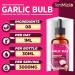 Tenmido Liquid Garlic Extract - Allicin Supplement - 8in1 with Zinc Elderberry Olive Leaf Oregano Leaf Slippery Elm Turmeric and Ginger - 30ml 1 Fl Oz - Buy Online on GoSupps.com