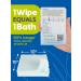 Rinse-Free Bathing Wipes (40 Pack) | Travel & Gym Body Cleansing Cloths with Aloe Vera & Vitamin E - 40 Packs - Buy Online on GoSupps.com
