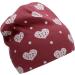 Buy Sterntaler Baby Girls Beanie - Slouch Hat with Heart Design Cotton Fleece Lining in Blackberry Pink - Perfect for Kids - Buy Online on GoSupps.com