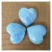Natural Crystal Rough 3pcs Natural Celestite Stone Crystals Heart Blue Calcite Palm Meditation Chakras Healing Crystals