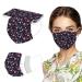 10PC Disposable Face_Masks Flower Print 3 Ply Breathable Face_Cover Flower Women Fashion Face Covering Protections Multicolor-2 As shown