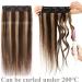 14" Clip in Hair Extension Human Hair One Piece THICK #60 Platinum Blonde (75g) - Buy Online on GoSupps.com