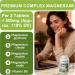 Magnesium Glycinate Complex Supplements, 260 Capsules (130 Servings) | 500mg Elemental Magnesium | with Glycinate, Citrate, Malate & Oxide High Absorption (260 Count (Pack of 1), Vegan) Unflavored 130 Count (Pack of 1) - Buy Online on GoSupps.com